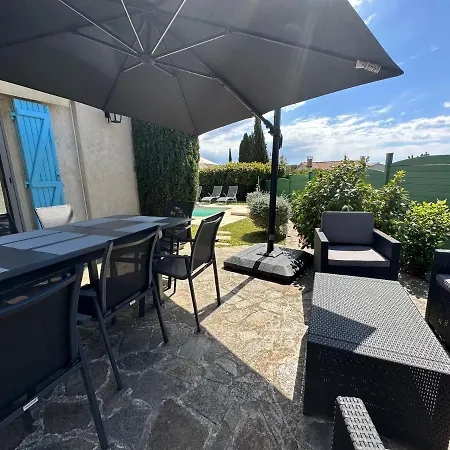 Mahjong Piscine Vue Clim 6 Adultes Et 2 Enfants Villa Cavalaire-sur-Mer